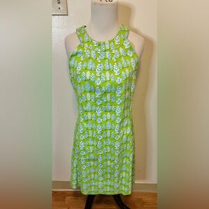 Dizzy Lizzie Colorful Charleston Sleeveless Mod Shift Dress Size S Resortwear